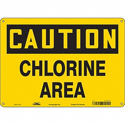 Safety Sign 10 inx14 in Vinyl