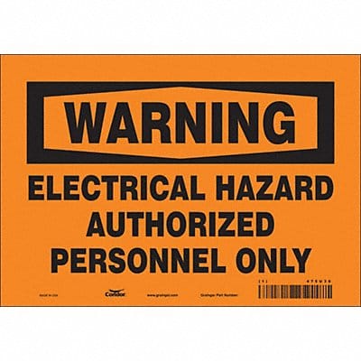 Safety Sign 7 inx10 in Vinyl