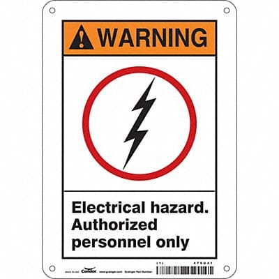 Safety Sign 10 inx7 in Polyethylene