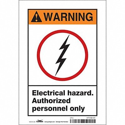 Safety Sign 10 inx7 in Vinyl