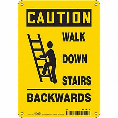 Safety Sign 10 inx7 in Aluminum