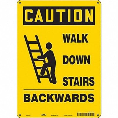 Safety Sign 14 inx10 in Aluminum