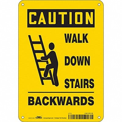 Safety Sign 10 inx7 in Polyethylene