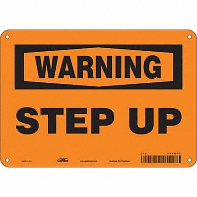 Safety Sign 7 in x 10 in Aluminum