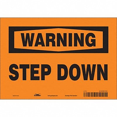 Safety Sign 7 inx10 in Vinyl