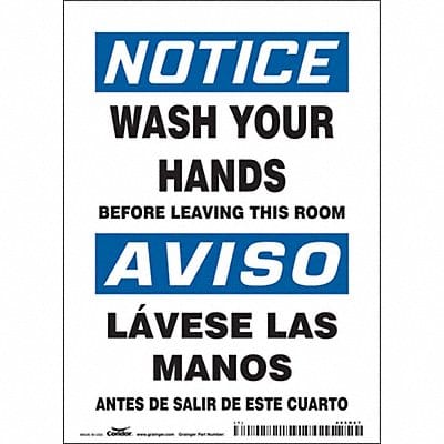 Safety Sign 7 in x 5 in Vinyl