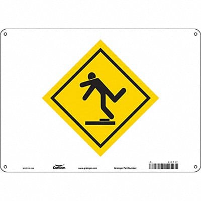 Safety Sign 10 in x 14 in Aluminum