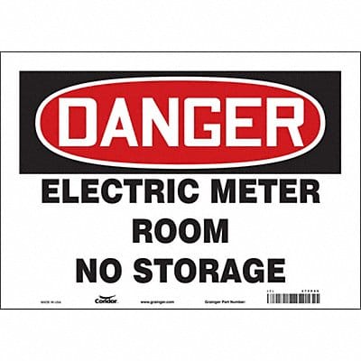 Safety Sign 10 inx14 in Vinyl