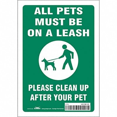 Safety Sign 10 in x 7 in Vinyl