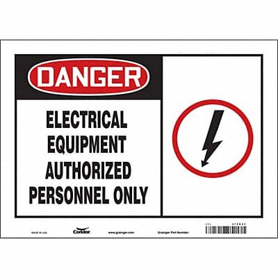 Safety Sign 10 inx14 in Vinyl