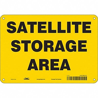 J9842 Safety Sign 7 in x 10 in Aluminum