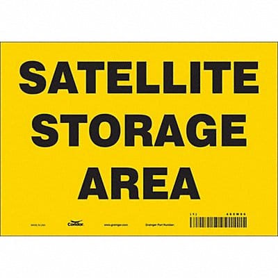 J9842 Safety Sign 7 in x 10 in Vinyl