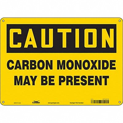 Safety Sign 10 inx14 in Aluminum