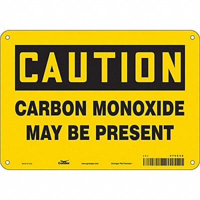 Safety Sign 7 inx10 in Polyethylene