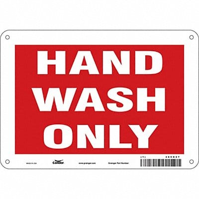 K1079 Safety Sign 7 in x 10 in Aluminum