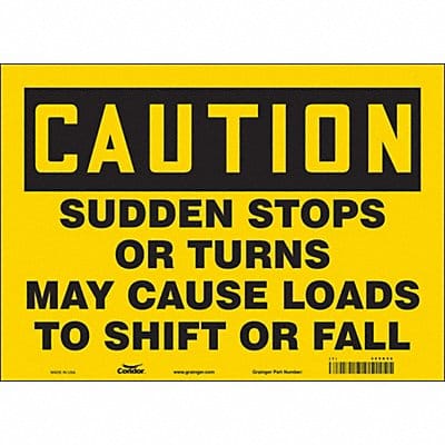 Safety Sign 10 inx14 in Vinyl