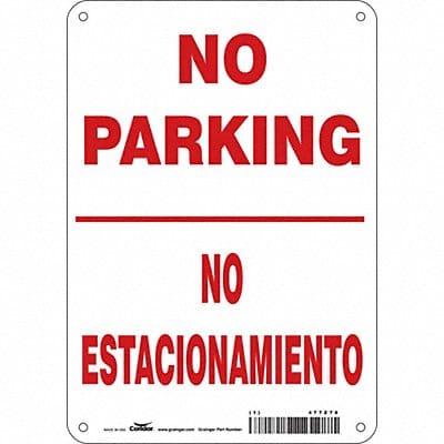 No Parking Sign 10 x 7 No Parking Sign 10 x 7