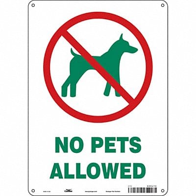 Safety Sign 14 in x 10 in Polyethylene