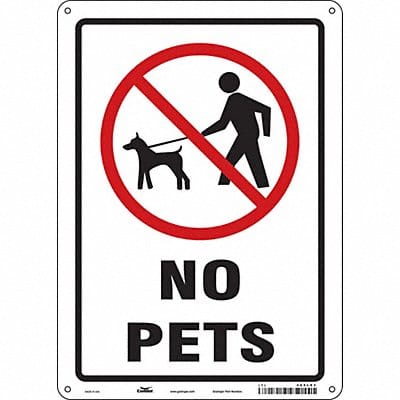 Safety Sign 14 in x 10 in Polyethylene