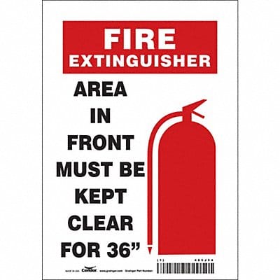 Safety Sign 10 in x 7 in Vinyl