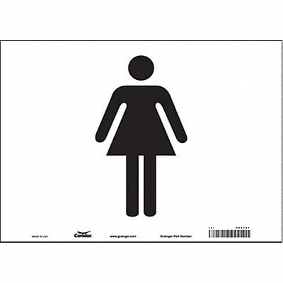 Safety Sign 10 in x 14 in Vinyl