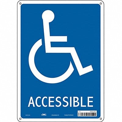 K1113 Safety Sign 14 in x 10 in Polyethylene