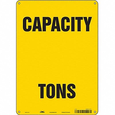 Safety Sign 14 in x 10 in Aluminum