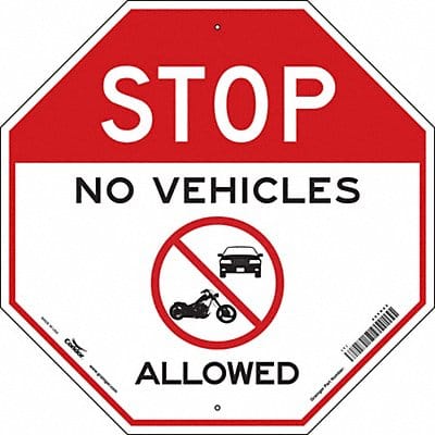 Safety Sign 24 inx24 in Polyethylene