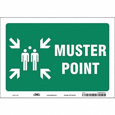 Safety Sign 7 in x 10 in Vinyl