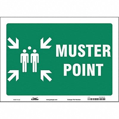 Safety Sign 10 in x 14 in Vinyl