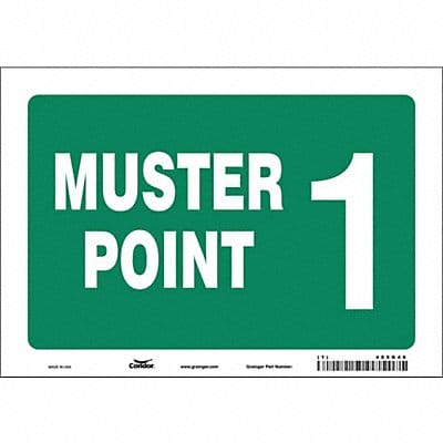 Safety Sign 7 in x 10 in Vinyl