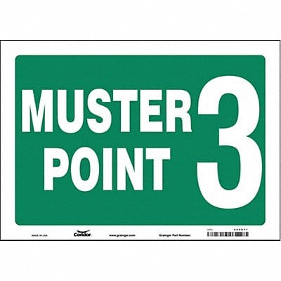 Safety Sign 10 in x 14 in Vinyl