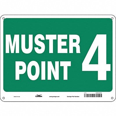 Safety Sign 18 in x 24 in Aluminum