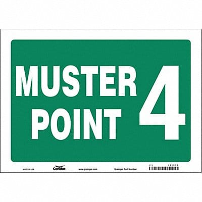 Safety Sign 10 in x 14 in Vinyl