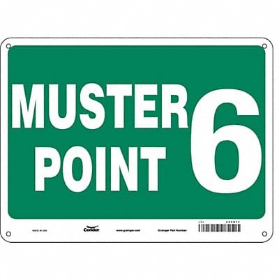 Safety Sign 18 in x 24 in Aluminum