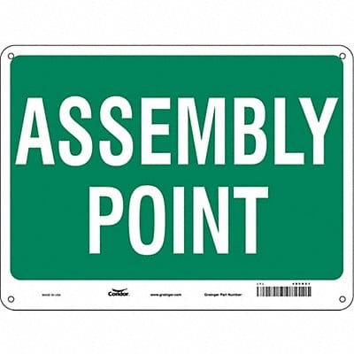 Safety Sign 18 in x 24 in Aluminum