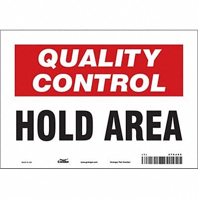 Safety Sign 7 inx10 in Vinyl