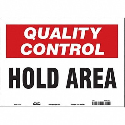 Safety Sign 10 inx14 in Vinyl