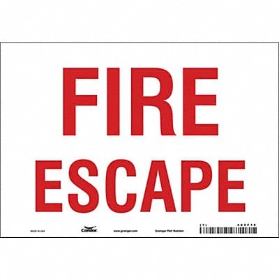 Safety Sign 7 in x 10 in Vinyl