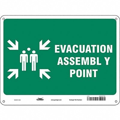 Safety Sign 18 in x 24 in Aluminum