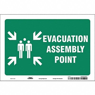 Safety Sign 7 in x 10 in Vinyl