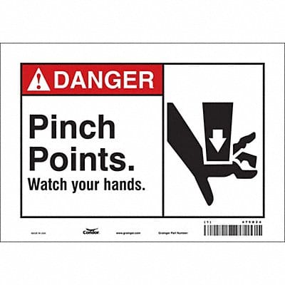 Safety Sign 7 inx10 in Vinyl
