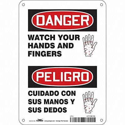 Safety Sign 10 inx7 in Polyethylene