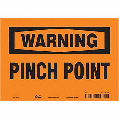 Safety Sign 7 inx10 in Vinyl