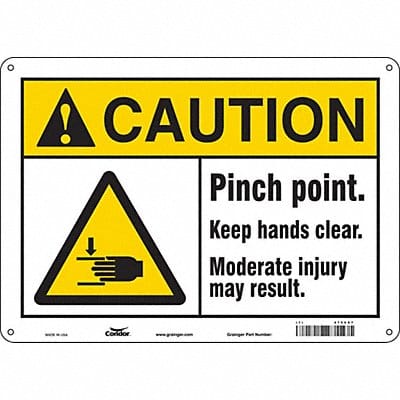 Safety Sign 10 inx14 in Aluminum