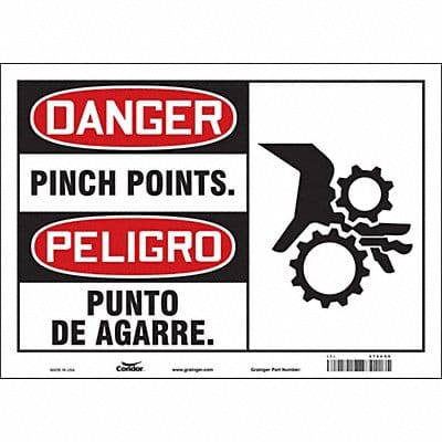 Safety Sign 10 inx14 in Vinyl
