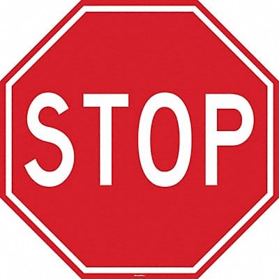 Anti-Slip Floor Sign 24 inx24 in Vinyl
