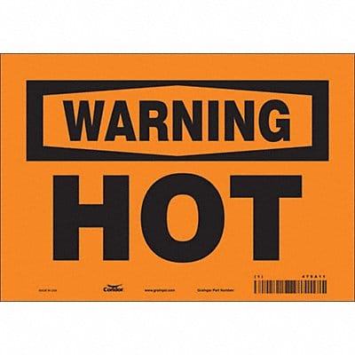 Safety Sign 7 inx10 in Vinyl