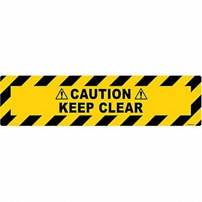 Anti-Slip Floor Sign 6 in x 24 in Vinyl
