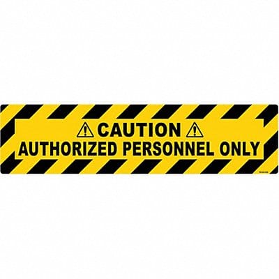 Anti-Slip Floor Sign 6 inx24 in Vinyl
